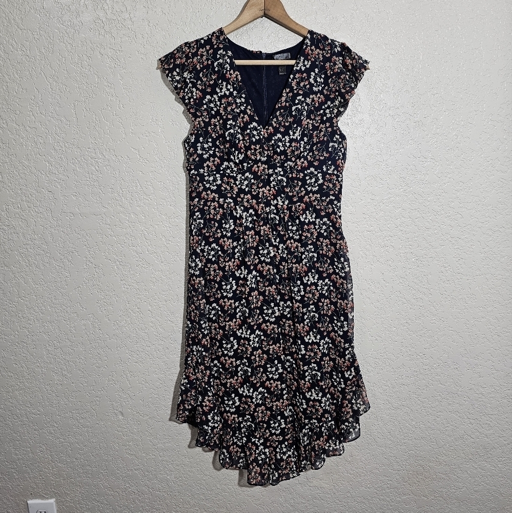 Aqua Bloomingdales Floral Cottagecore Dress
